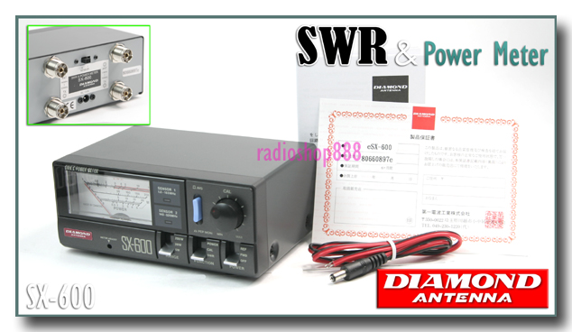 DIAMOND SX-600 SWR & POWER METER - Radioshop888 RT-RoIP1 RT-RoIP2 