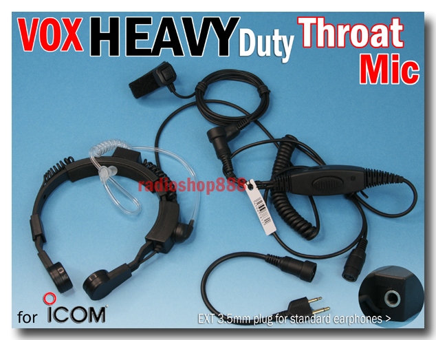 066 ( MiNi DIN plug series) This professional grade throat mic is 